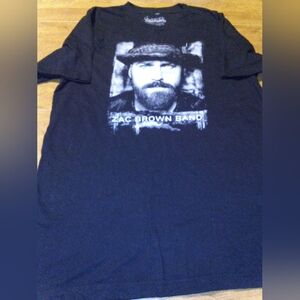 Zac Brown Band 2015 Jekyll And Hyde Tour Black Large T-Shirt Front/Back Design